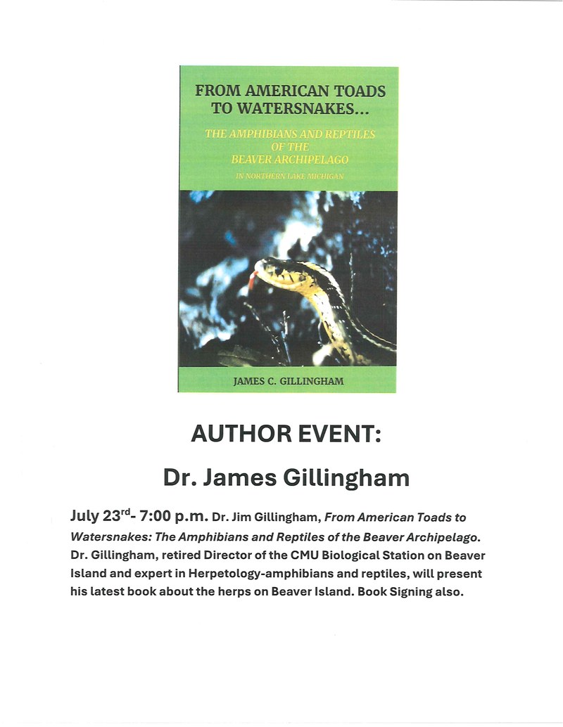 Jim Gillingham, author, to visit BIDL on July 23rd Jim Gillingham, author, to visit BIDL on July 23rd