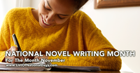 November is National Novel Writing Month