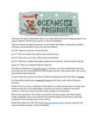 Oceans of Possibilities